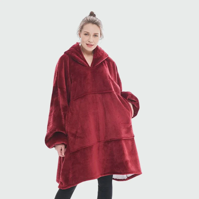 Poncho Polaire Hiver Femme