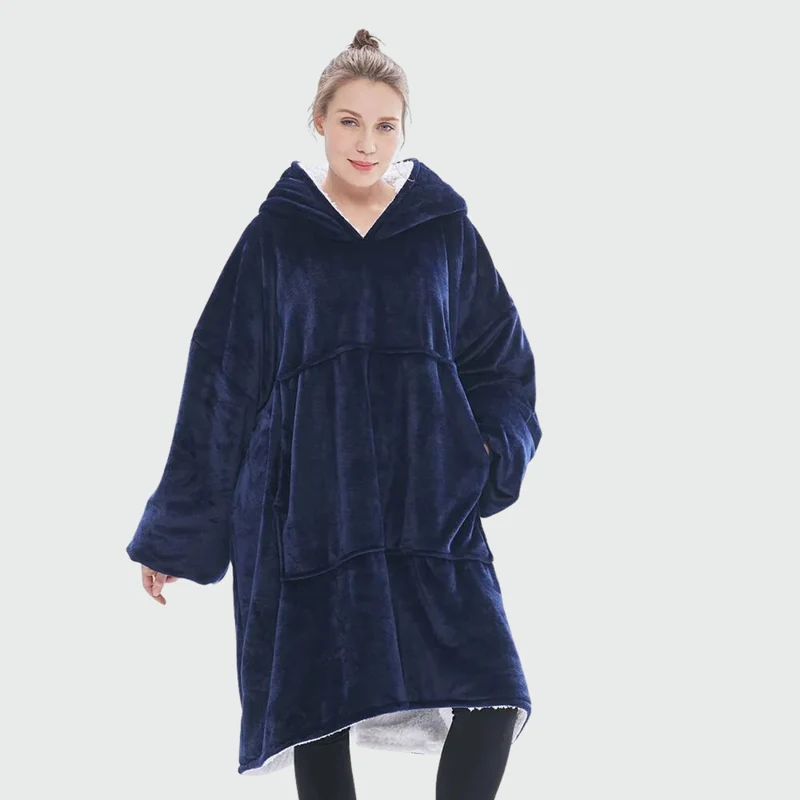 Poncho Polaire Hiver Femme
