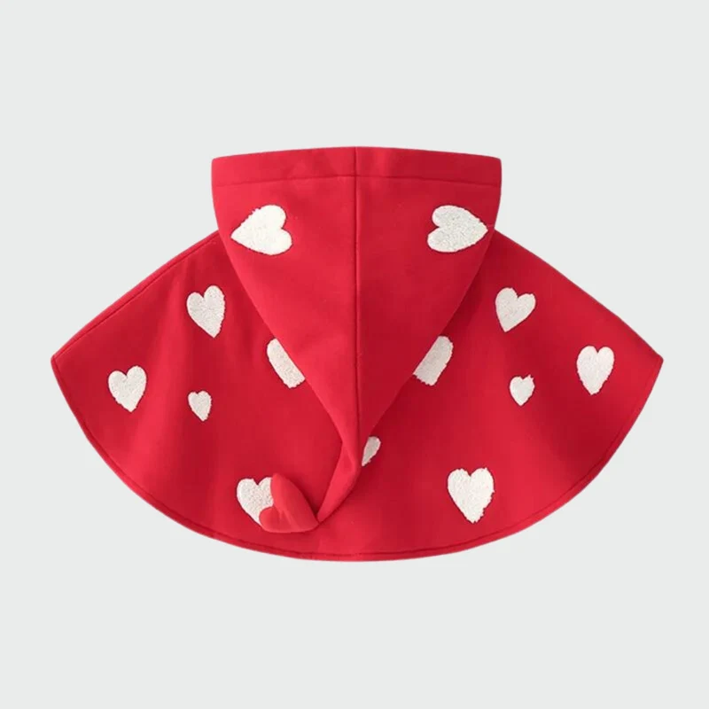 Poncho Fille Rouge