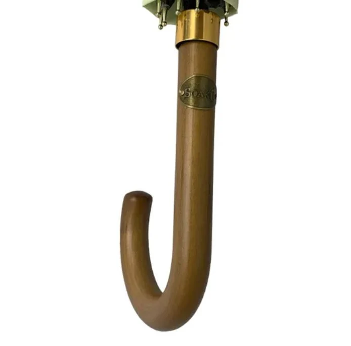 StormKing Auto Walking Artist Umbrella - Monet Poppy Field | Fibreglass Frame | Wood Handle | 100cm