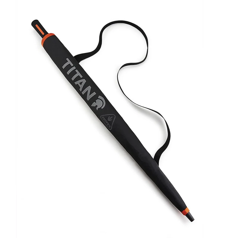 Fulton Performance Titan Golf Umbrella - Black | Supersize 136cm Span | Windproof Vented Canopy