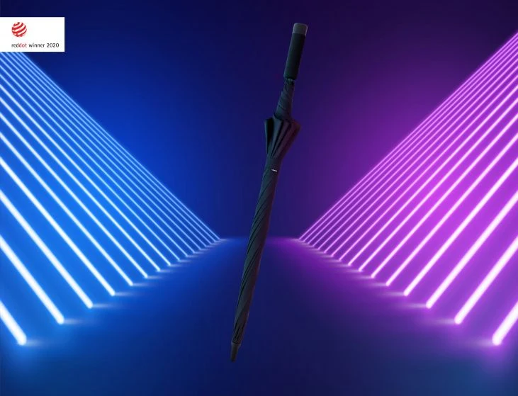 Knirps U.900 Ultra Light XXL Golf Umbrella | Just 250g | 130cm Canopy | Wind Tunnel Tested 120km/h