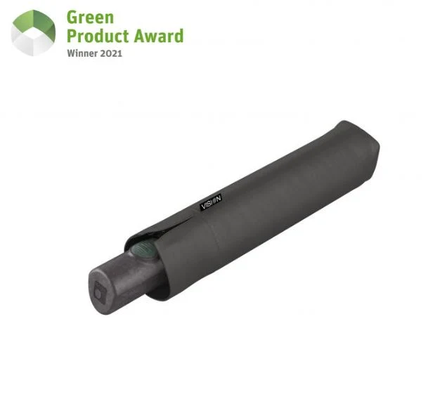 Knirps Vision Eco Automatic Folding Umbrella | Recycled PET | Biodegradable Handle | 5-Year Warranty | 120km/h