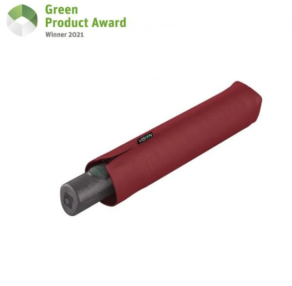 Knirps Vision Eco Automatic Folding Umbrella | Recycled PET | Biodegradable Handle | 5-Year Warranty | 120km/h