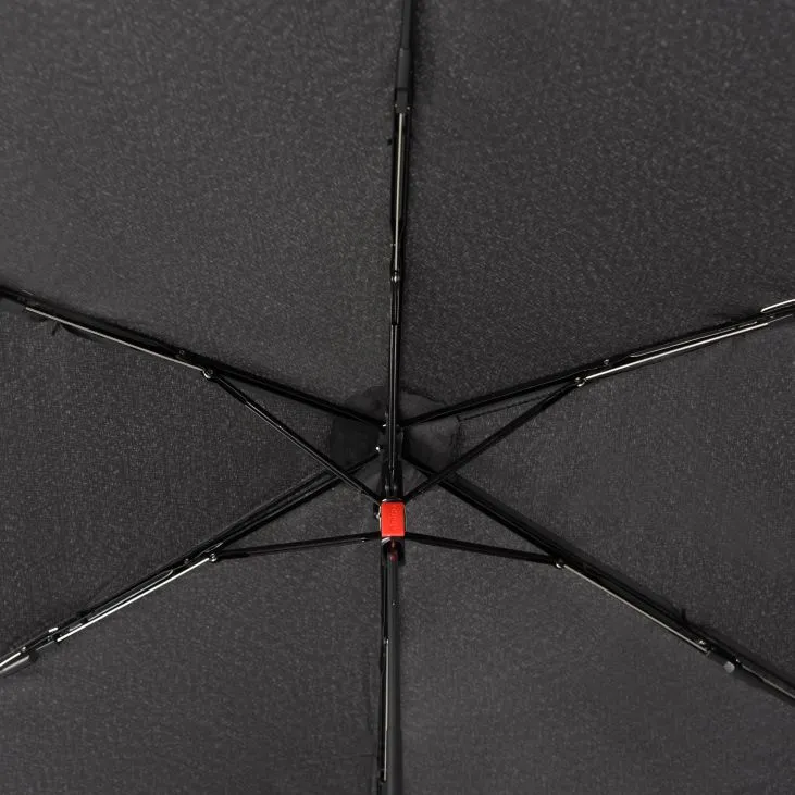 Knirps AS.050 Slim Small Manual Folding Umbrella | Ultra-Flat Format | 97cm Canopy | Just 190g