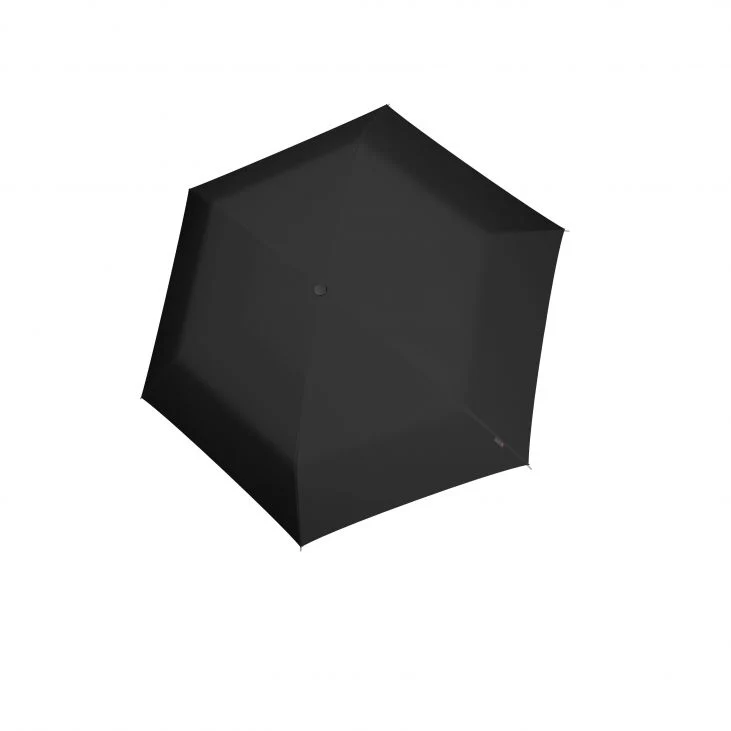 Knirps AS.050 Slim Small Manual Folding Umbrella | Ultra-Flat Format | 97cm Canopy | Just 190g
