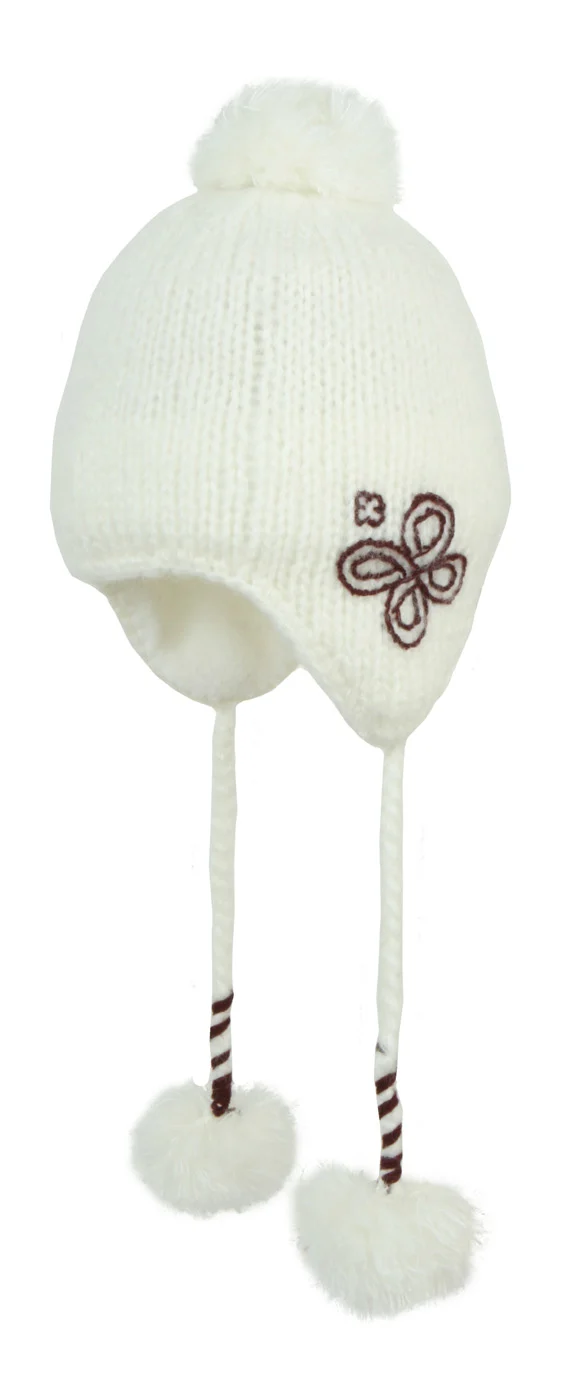 Barts Ladies 'Sunny Inka' White Knitted Winter Hat