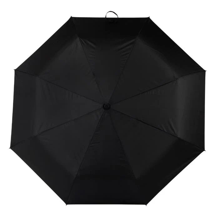 Totes ECO Supermini Sport Umbrella - Black | 100% Recycled PET | Compact 24.3cm | Carry Strap
