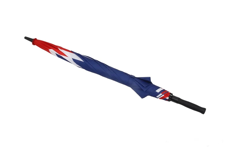 High Performance Fibreglass Auto Golf Umbrella - Union Flag | 136cm Canopy | Wind Resistant
