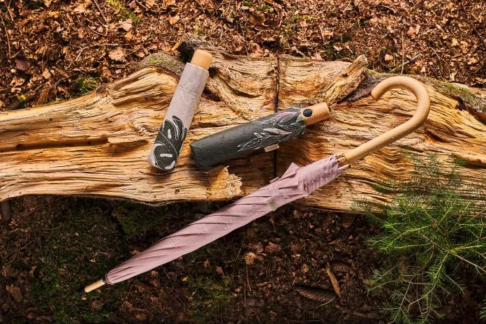 Nature Eco Automatic Long Umbrella - Perfect Purple