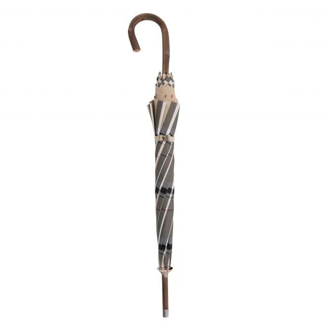 Chestnut Oxford Check - Bespoke umbrella