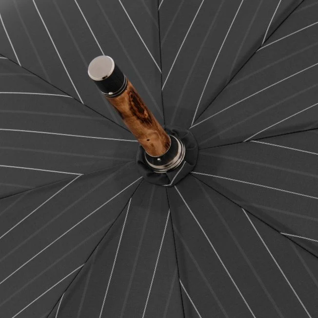 Hazel Wood Orion Pinstripe - Bespoke umbrella