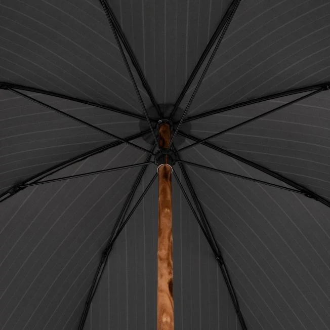 Hazel Wood Orion Pinstripe - Bespoke umbrella