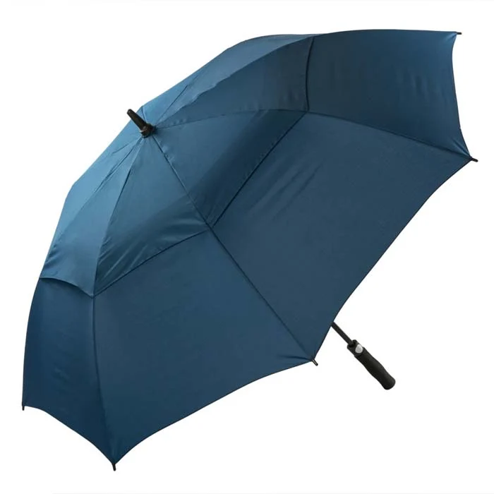Automatic Vented Golf Umbrella | MOQ 24 | 135cm | Fibreglass | Custom Branded | 8 Colourways