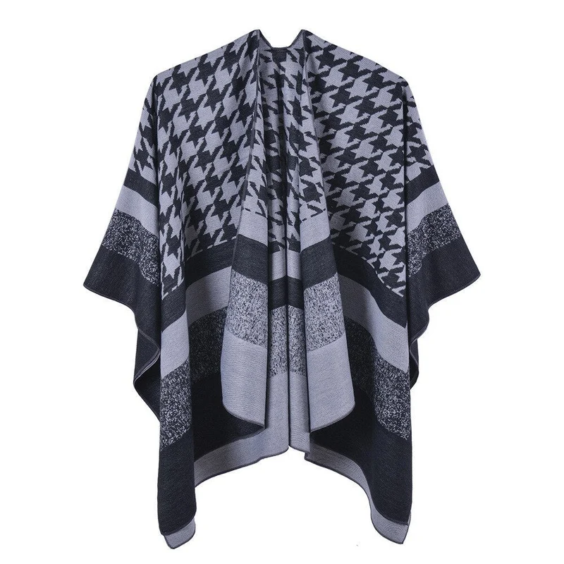 Poncho Femme Hiver Chaud