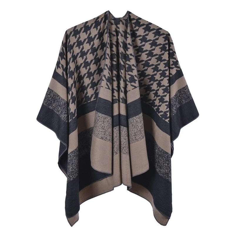 Poncho Femme Hiver Chaud