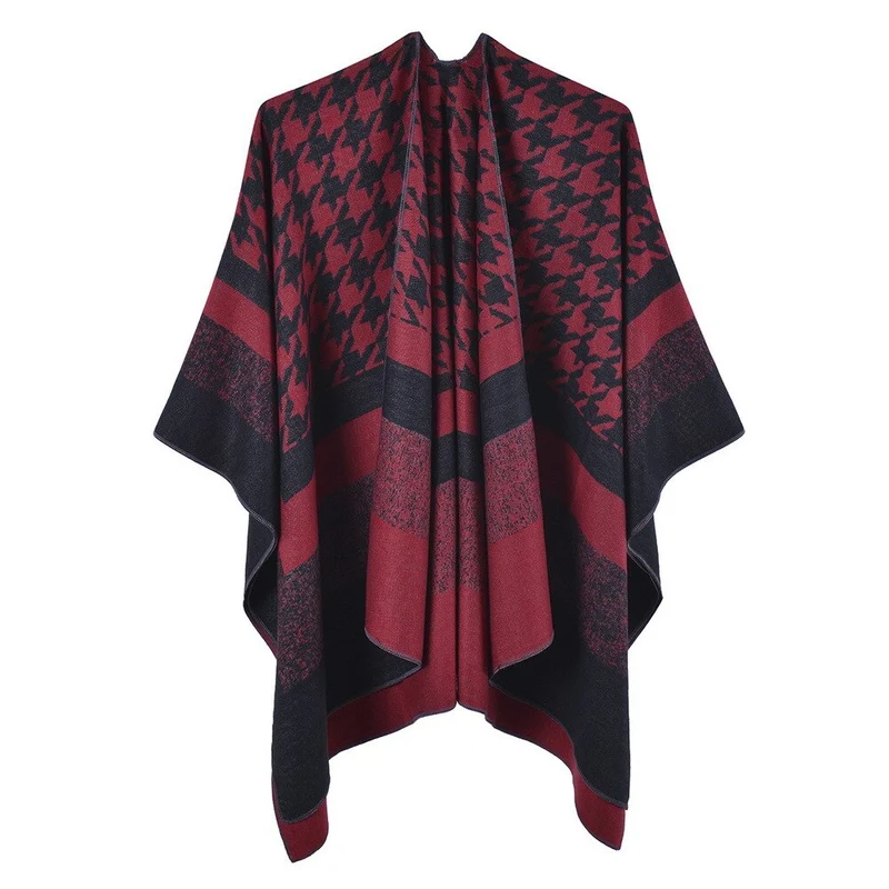 Poncho Femme Hiver Chaud