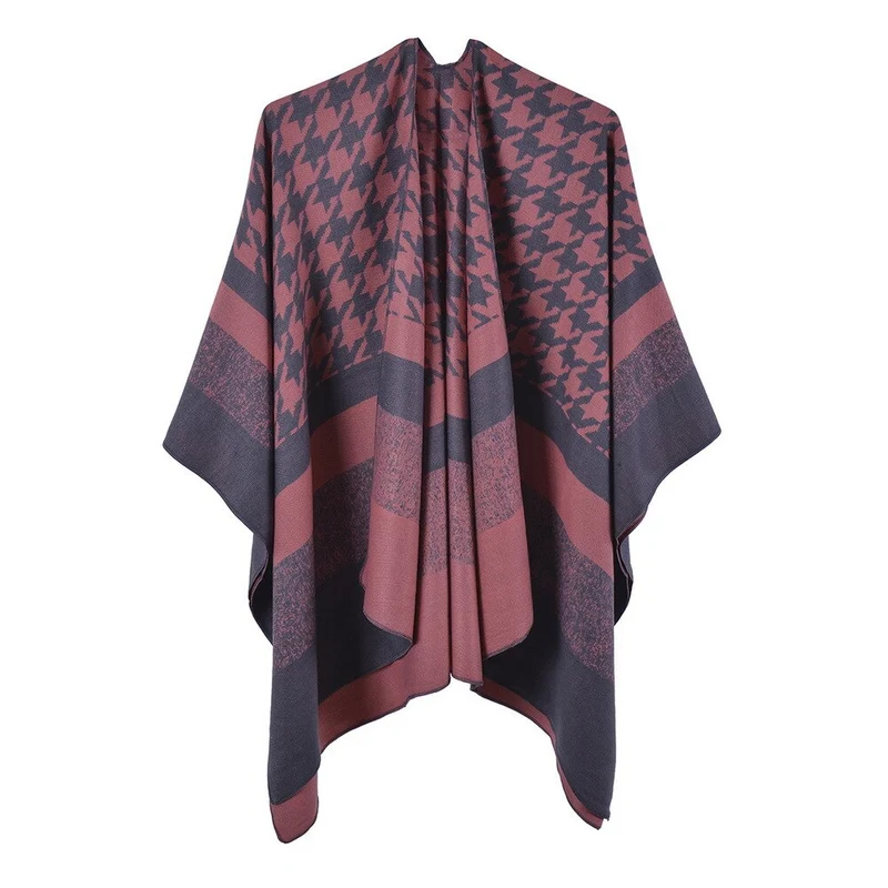 Poncho Femme Hiver Chaud
