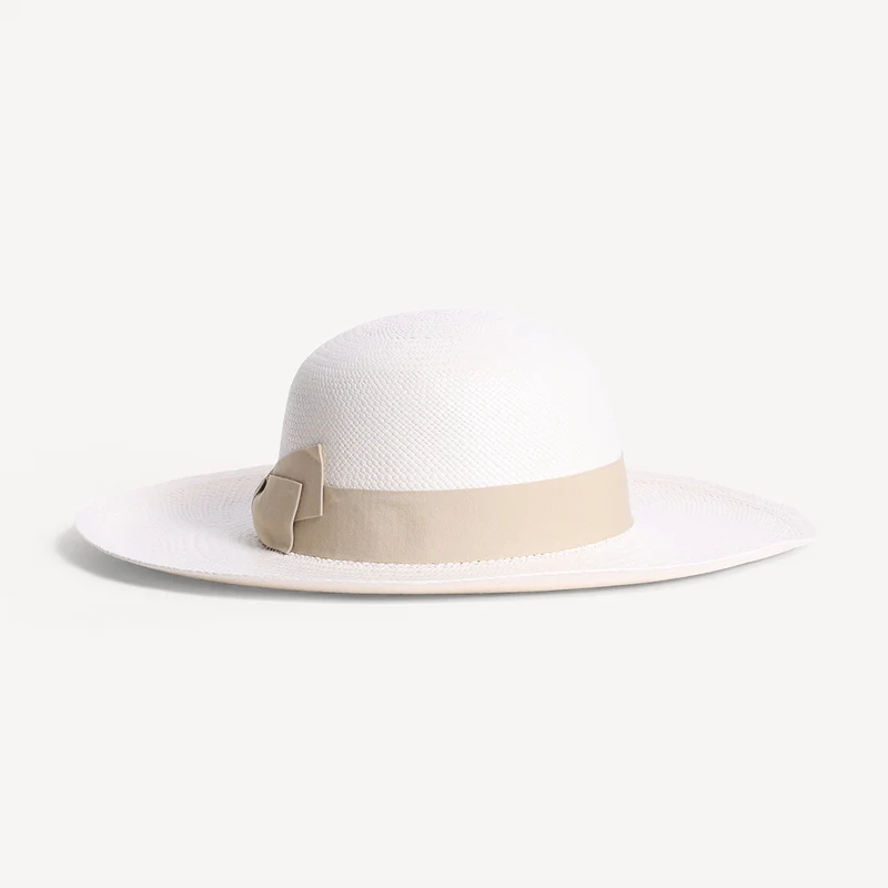 Toquilla Straw Brisa Panama - Bande Crème