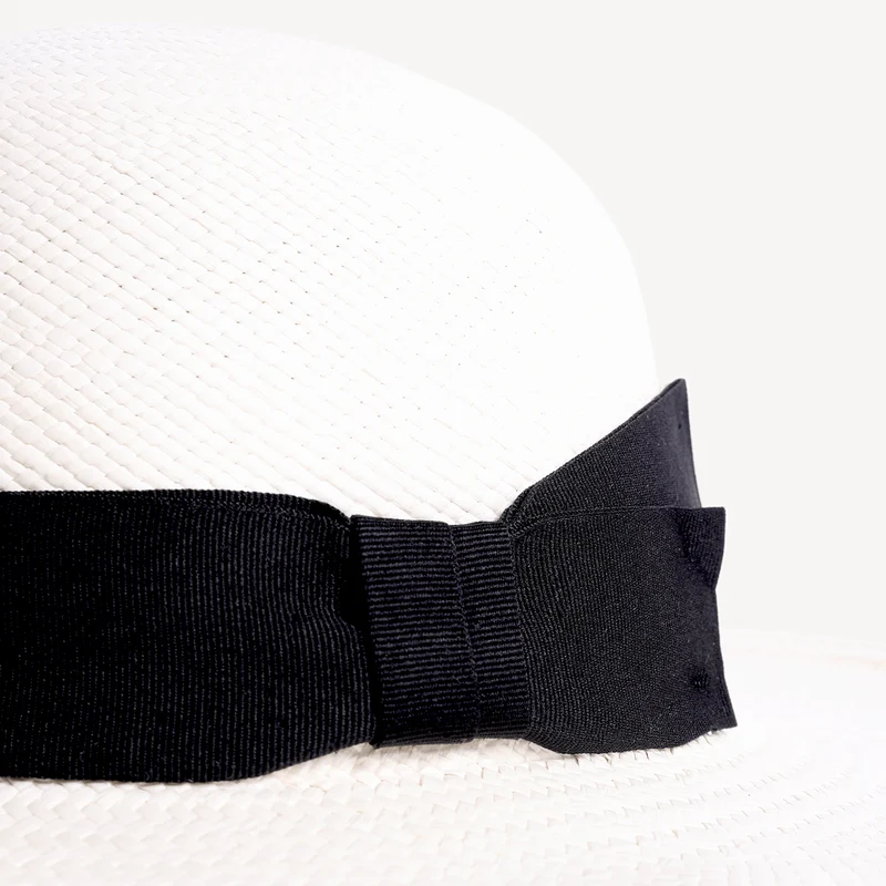 Toquilla Straw Brisa Panama - Bande Noire