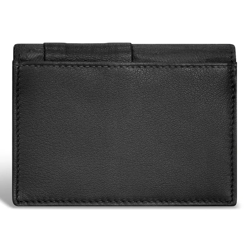 Camo / Leather Cardholder *Drop Ship*