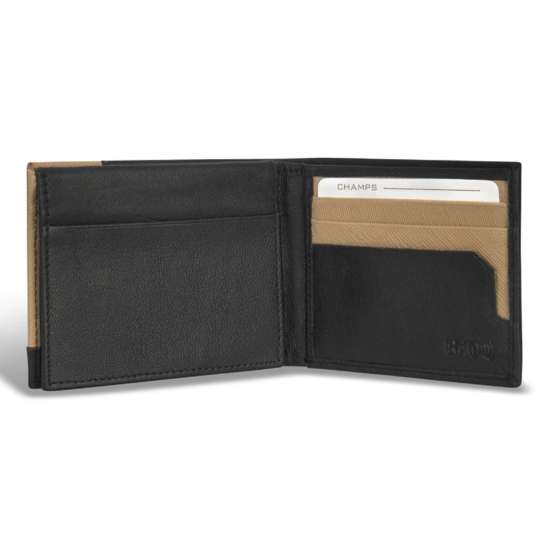 Iconic / Leather Top Wing Wallet *Drop Ship*