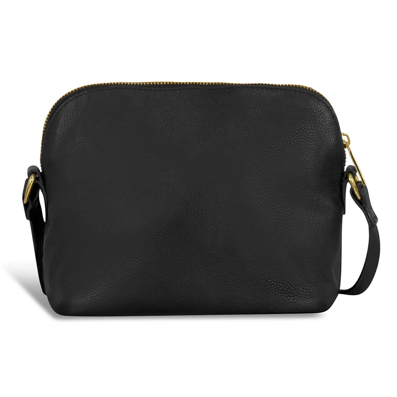 Gala / Leather Top-Zip Shoulder Bag *Drop Ship*