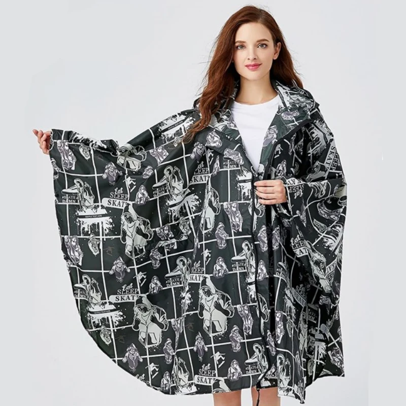 Poncho Pluie Skate Femme