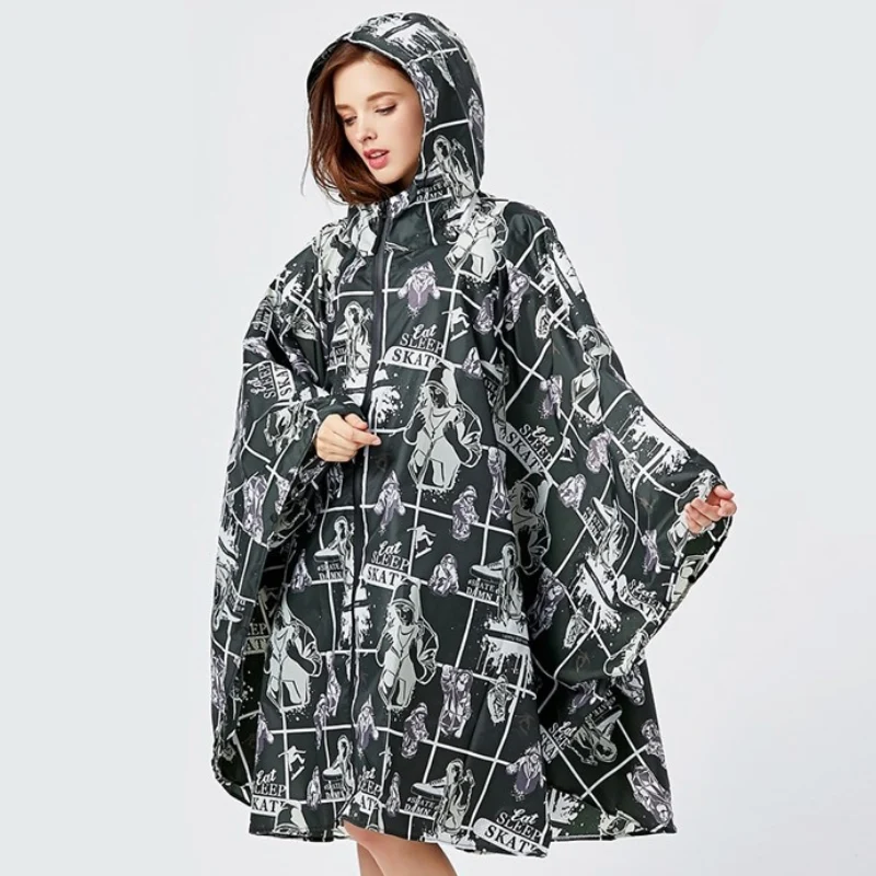 Poncho Pluie Skate Femme