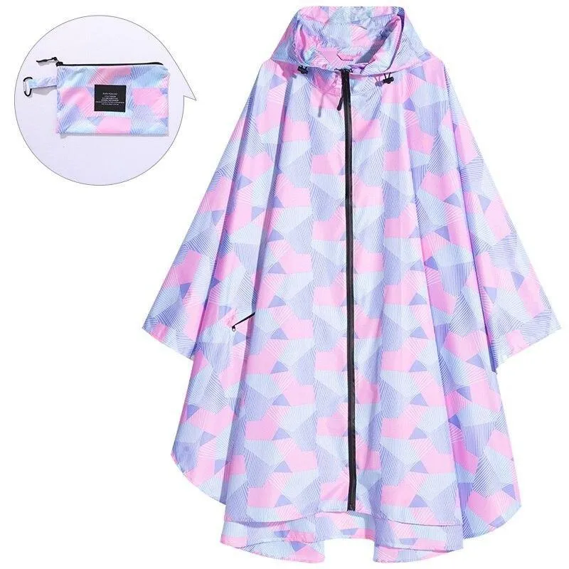 Poncho Pluie Rose & Violet Femme