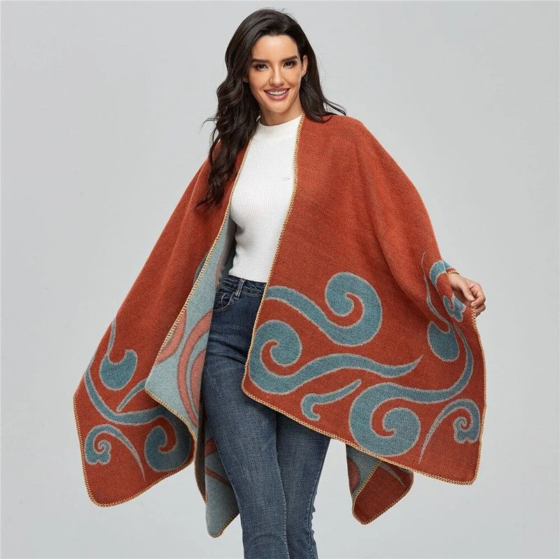 Poncho Printemps