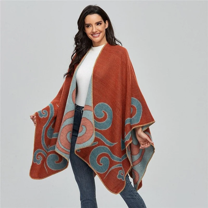 Poncho Printemps