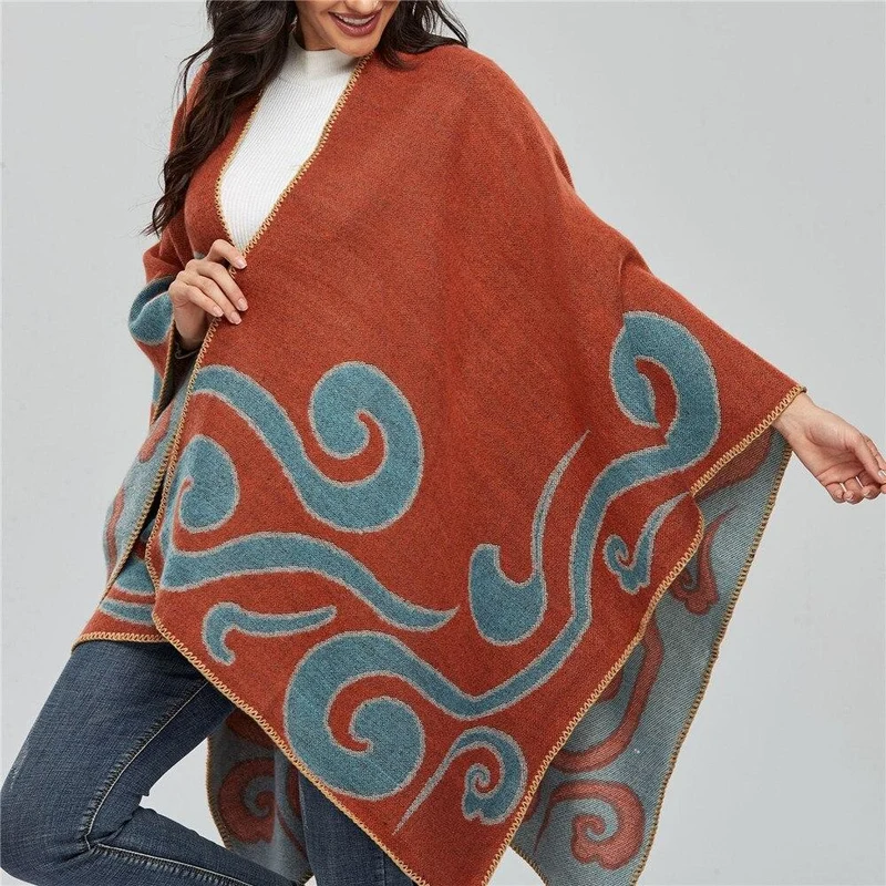 Poncho Printemps
