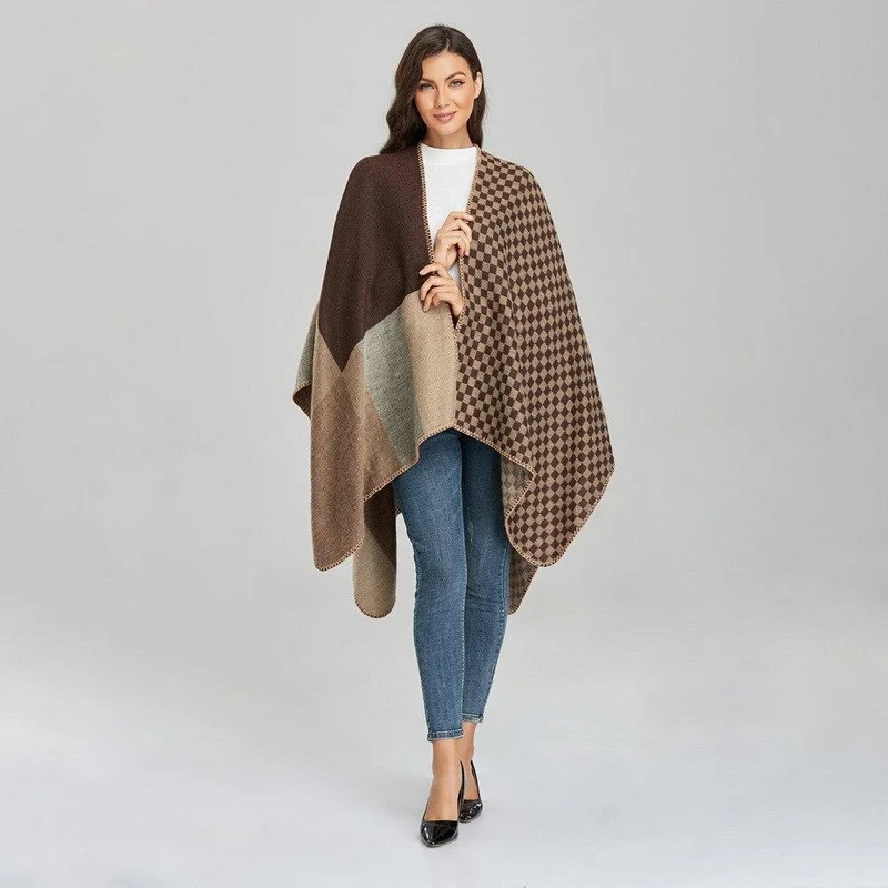 Grand Poncho Femme