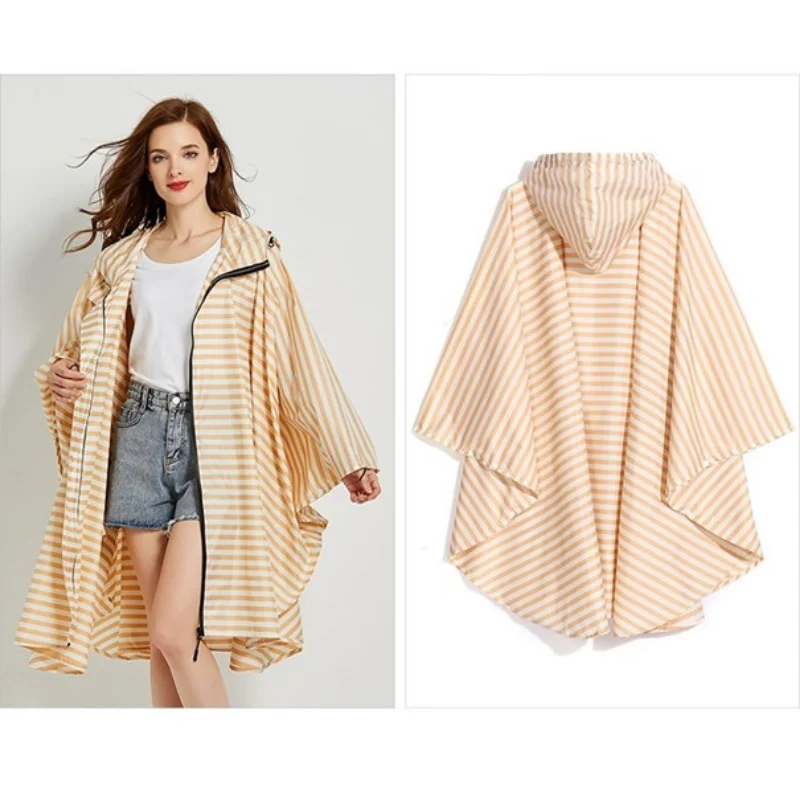 Poncho Pluie Rayure
