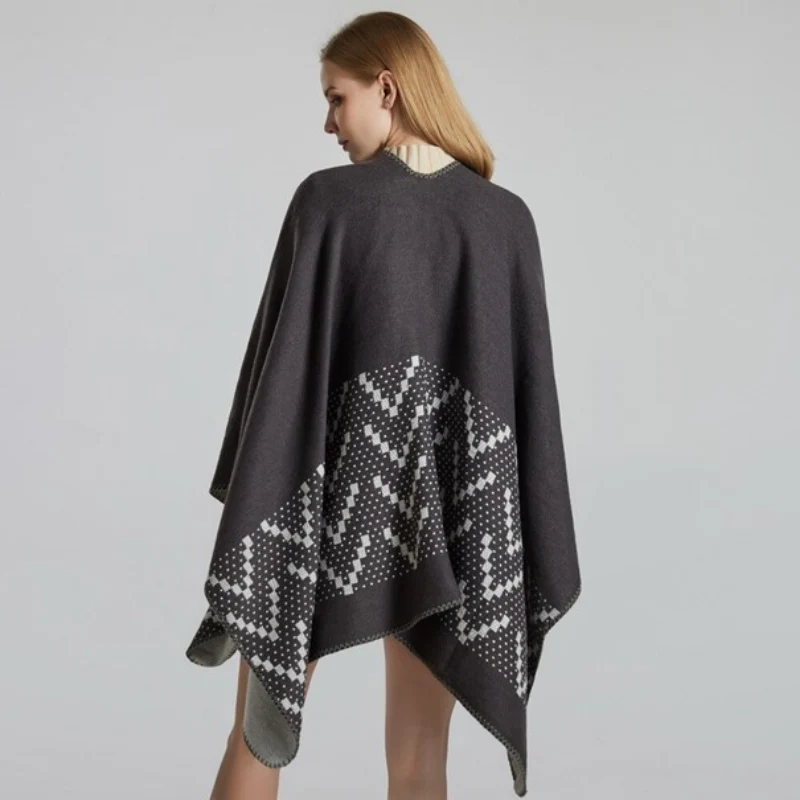 Gilet Poncho Femme