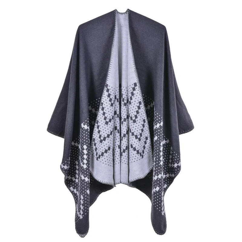 Gilet Poncho Femme