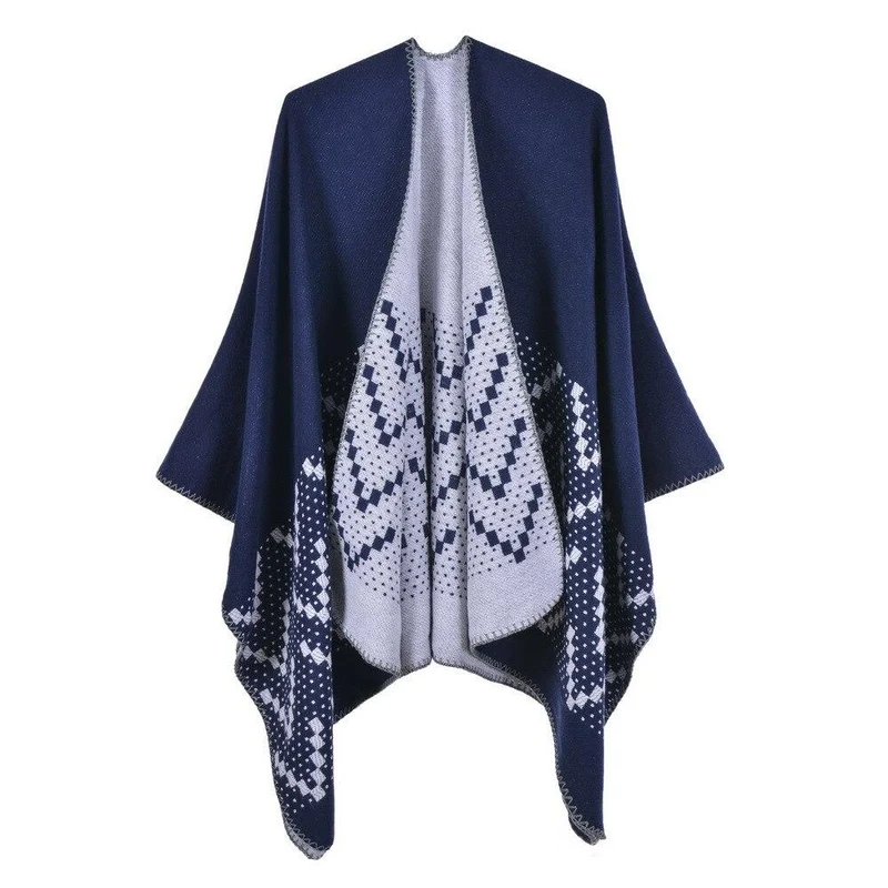 Gilet Poncho Femme