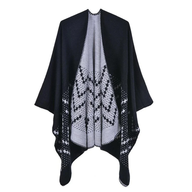 Gilet Poncho Femme