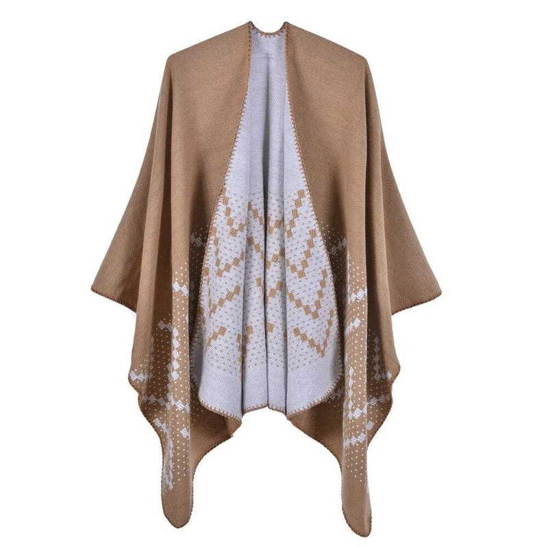 Gilet Poncho Femme