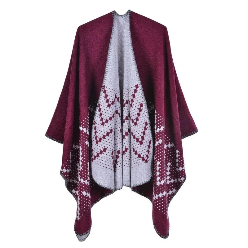 Gilet Poncho Femme