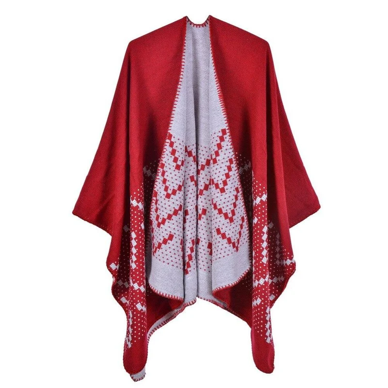 Gilet Poncho Femme