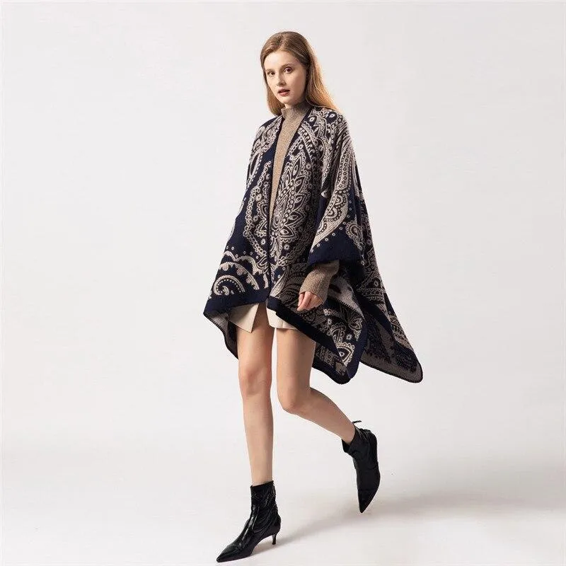 Poncho Indien Femme