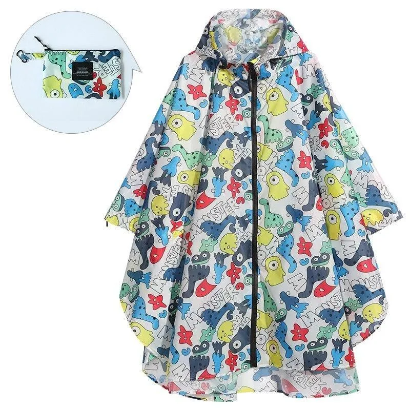 Poncho Pluie Fantaisie Femme