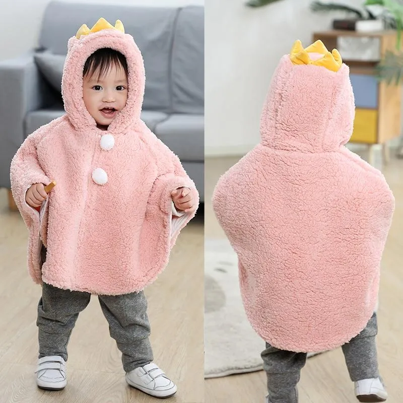 Poncho Fille avec Capuche