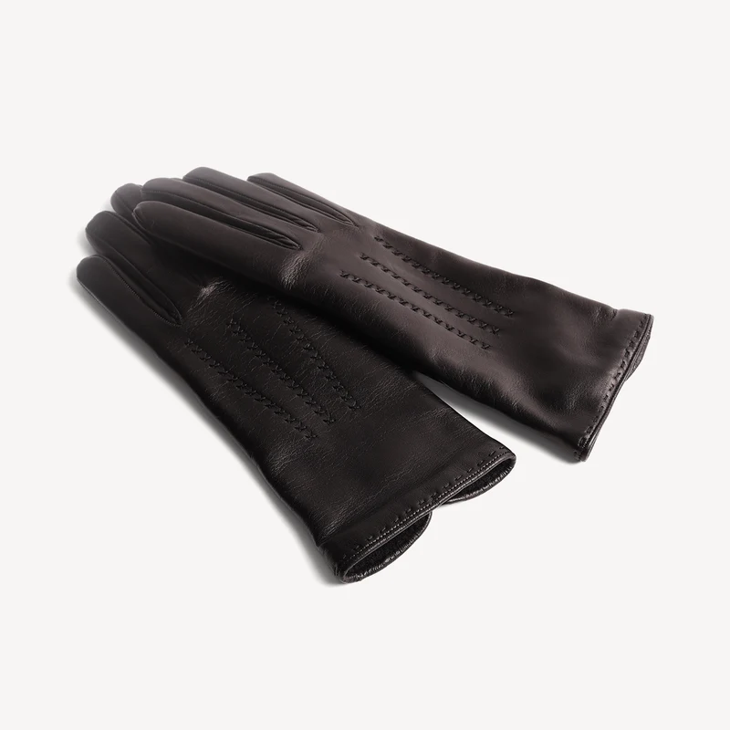 Gants en nappa pour femmes - Noirs