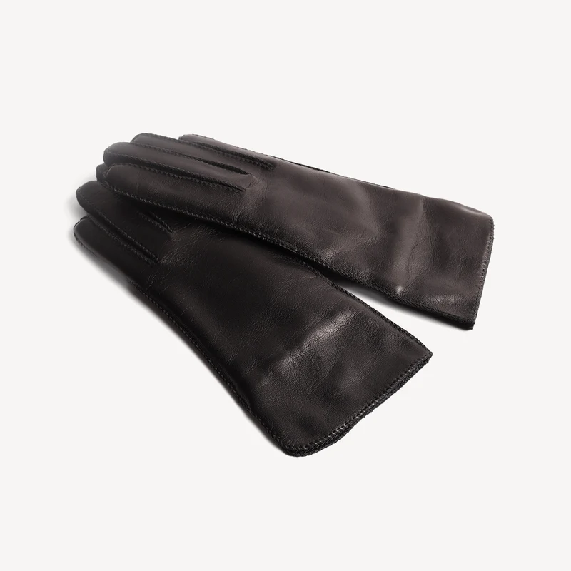Gants en daim nappa pour femmes - Noirs