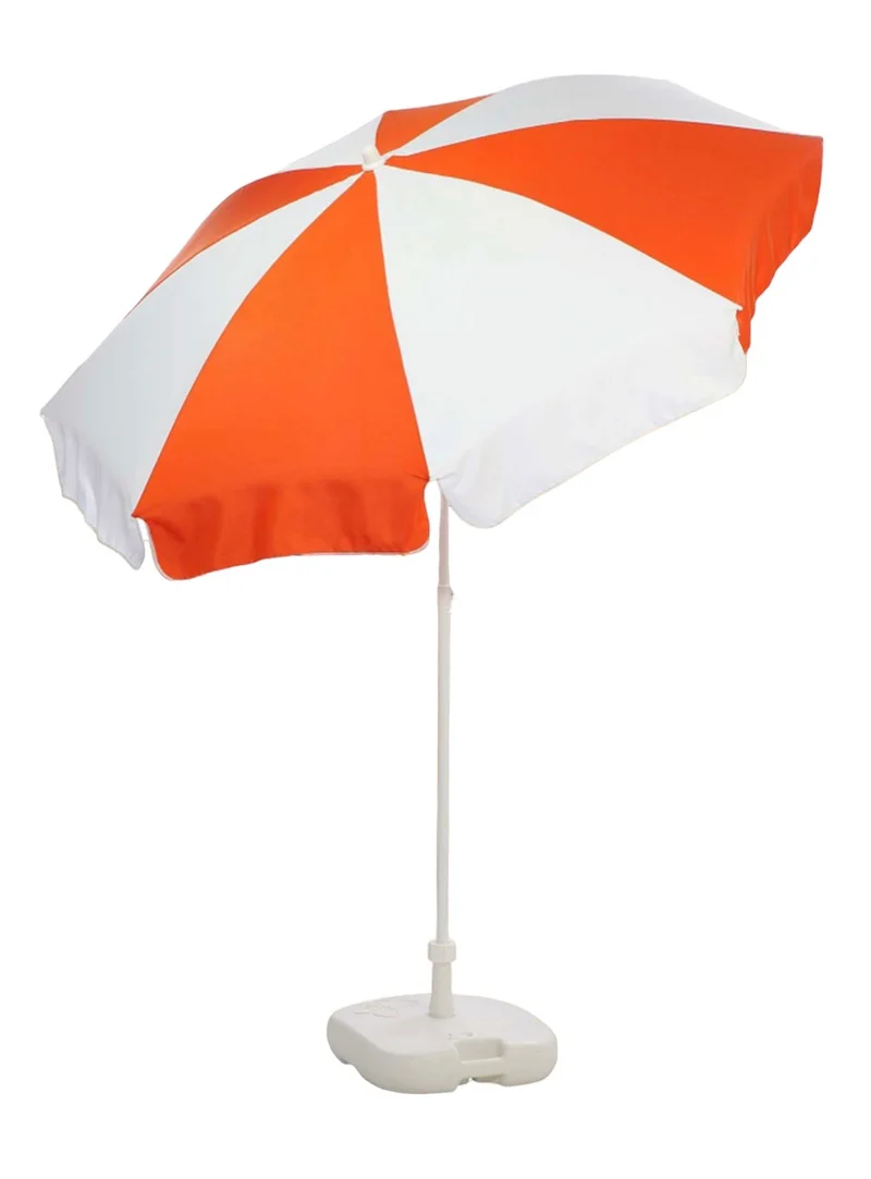 Patio Garden Beach Parasol Umbrella | 1.8m | Tilt Function | 9 Dual Colours | Made in Italy