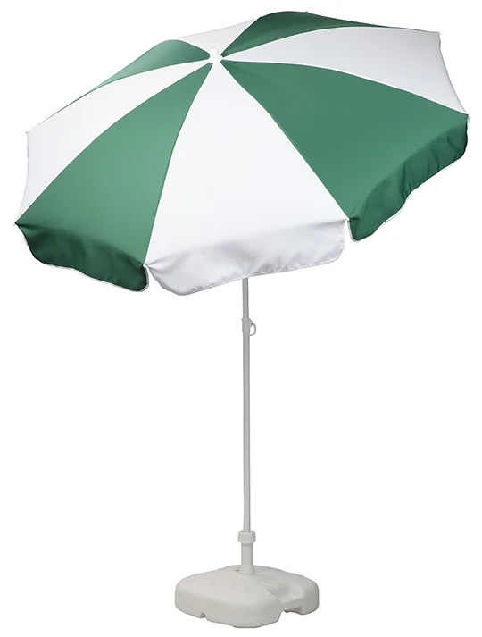Patio Garden Beach Parasol Umbrella | 1.8m | Tilt Function | 9 Dual Colours | Made in Italy