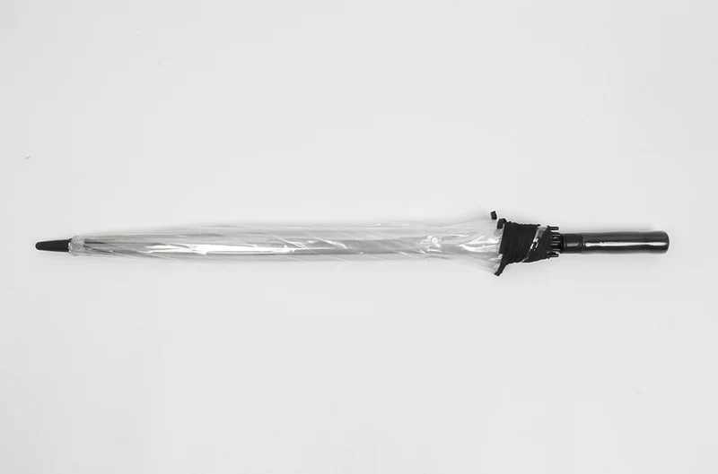 Clear Golf Umbrella | 125cm Transparent PVC Canopy | Auto Open | Wind-Resistant Fibreglass Frame